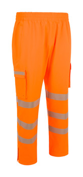 Beeswift Stormwear Mens Hi-Vis Overtrouser Orange Size 4XL BSDSTROR4XL