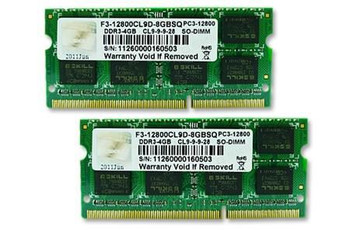 G.Skill F3-12800CL9D-8GBSQ 8GB DDR3-1600 SQ F3-12800CL9D-8GBSQ