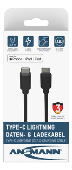 ANSMANN 1700-0106 Mobile Phone Cable Black 0.12 1700-0106
