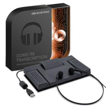 OM Digital AS-2700 Transcription Kit with ODMS R8 Transcription Licence AS2700ODMS