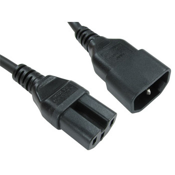 Cables Direct C14 - C15 1.8m Black C14 coupler C15 coupler RB-257-MF2