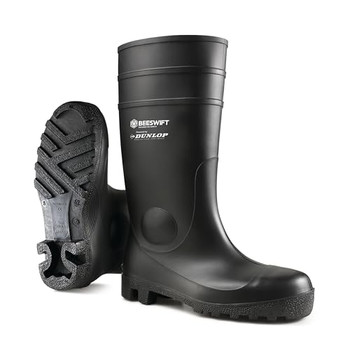 Dunlop Beeswift Aston Full Safety Wellingtons Black Size 12 ASTON12