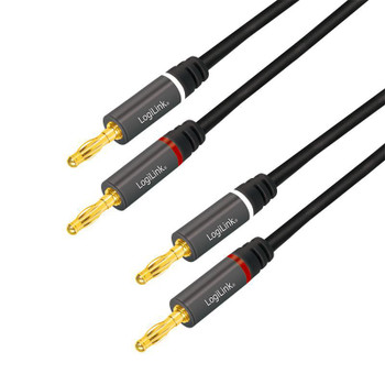 LogiLink CA1211 Audio Cable 5 M 2 X Banana CA1211