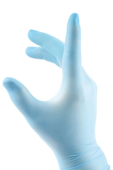 Beeswift Nitrile Disposable Powder Free Gloves Blue Size L NDGPF50NBL