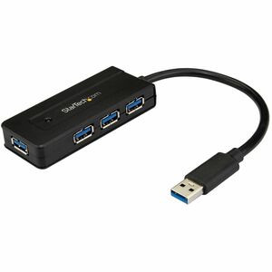 Startech 4 Port Usb 3.0 Hub Superspeed 5Gbps W/ Fast Charge Portable Usb 3.2 Gen ST4300MINI