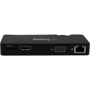 Startech Portable Laptop Docking Station Hdmi Or Vga And Gigabit Ethernet Usb 3. USB3SMDOCKHV