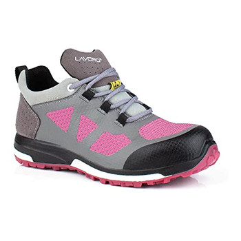 Lavoro Leia Ladies Esd Shoe Grey/Pink Size 7 LAV121507