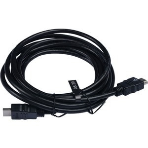 V7 Black Video Cable Hdmi Male To Hdmi Male 3M 10Ft. Cable Length: 3 M Connector V7E2HDMI4-03M-BK