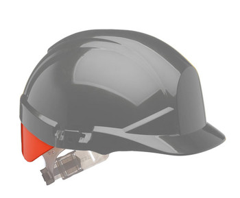 Centurion Reflex Safety Helmet With Hi-Vis Orange Rear Flash Grey CNS12EHVOA