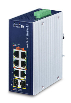 Planet IGS-824UPT IP30 Industrial 4-Port IGS-824UPT