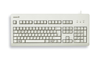 Cherry G80-3000 Keyboard Cable Connectivity Ps/2 Usb Interface German Light Grey G80-3000LSCDE-0