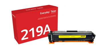Xerox Everyday? Yellow Toner By Compatible With Hp 219A W2192A Standard Capacity 006R05152
