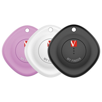 Verbatim 32132 Myf-03 My Finder Bluetooth Item Finder 3 Pack Black /White / Purp 32132
