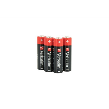 Verbatim 49501 Aa Battery Alkaline 4 Pack Shrink 49501