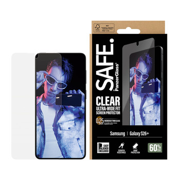 Panzer Glass Safe Screen Protector for Samsung Galaxy S26+ for Widescreen Amoled SA70947