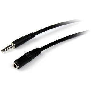Startech  1M 3.5Mm 4 Position Trrs Headset Extension Cable M/F 1 X Mini-Phone Ma MUHSMF1M