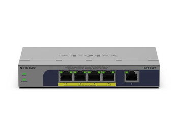 Netgear Business Gs105Pp 5 Ports Ethernet Switch Gigabit Ethernet 10/100/1000Bas GS105PP-300EUS