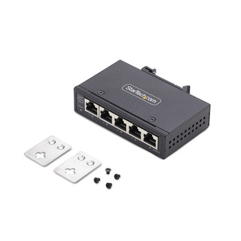 Startech  5-Port Unmanaged Industrial Network Switch 10/100/1000 Ethernet Din Ra I51G-ETHERNET-SWITCH