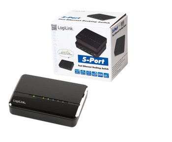 LogiLink NS0103 5 x RJ-45. Fast Ethernet NS0103