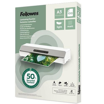 Fellowes 100143436 Laminator Pouch 100 PcS 100143436