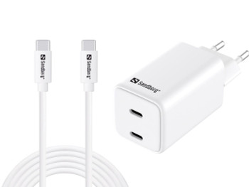 Sandberg 441-76 AC Charger USB-C PD65W EU 3M 441-76