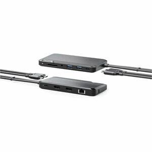 Alogic Usb Type C Docking Station for Notebook Microphone Monitor Tablet Chargin U2CXH-DGR