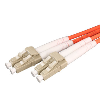 Cablenet 1m OM1 62.5/125 LC-LC Duplex Orange LSOH Fibre Patch Lead 62LCLC1