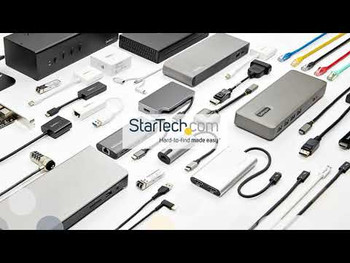 Startech Usb-C Multiport Adapter Hdmi/Vga 4K 60Hz 3-Port Usb Hub 100W Pd Pass-Th DKT31CVHPD3