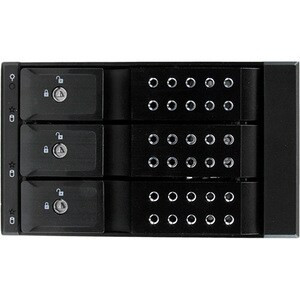 Startech 3 Bay Aluminum Trayless Hot Swap Mobile Rack Backplane for 3.5In Sas Ii HSB3SATSASBA