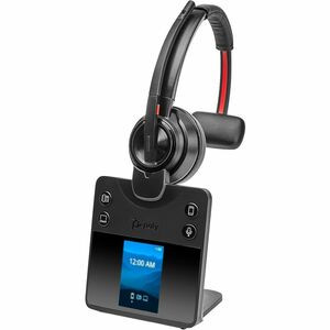 Hp Poly Poly Savi 8400 Office 8410 Wireless Over-The-Head Mono Headset Black Mon 8L5A7AA#ABB