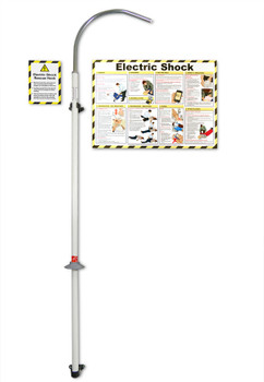 Click Medical Electric Shock Rescue Hook With Free Poster Grey CM1298