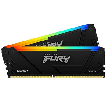 Kingston Fury Beast 16Gb 3600Mhz 2X8gb Ddr4 Cl17 Dimm Rgb System Memory KF436C17BB2AK2/16