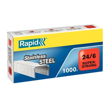 Rapid SuperStrong Staples 24/6 Pack of 1000 24858100 24858100