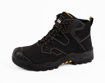 Jcb Backhoe Safety Boot Black Size 8 JCB810BL08