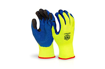 Beeswift Latex Thermo-Star Fully Dipped Gloves Saturn Yellow Size 8 BF3SY08