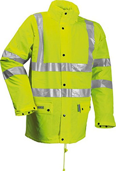 Beeswift Fire Retardant Hi-Vis Anti-Static Padded Jacket Saturn Yellow Size XL CFRLR3456SYXL