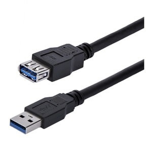Startech 1M Black Superspeed Usb 3.0 5Gbps Extension Cable A To A M/F Extend You USB3SEXT1MBK