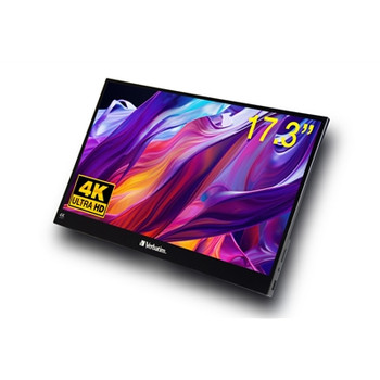 Verbatim 32239 Portable 17.3" Touch Monitor 4K Uhd Alu 32239