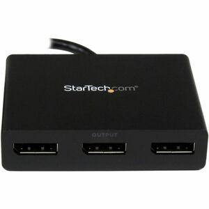 Startech 3-Port Displayport 1.2 Splitter Displayport To 3X Dp Multi-Monitor Adap MSTDP123DP