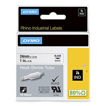 Dymo 1805443 24mm Black on White 1805443