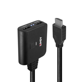 Lindy 2 Port Hdmi 4K60 Splitter Cable. Video Port Type: Hdmi Video Out: 2X Hdmi. 38356