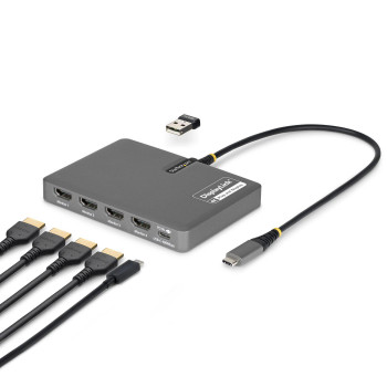 StarTech.com QUAD-USB-HDMI-ADAPT Usb-C To Quad-Monitor QUAD-USB-HDMI-ADAPT