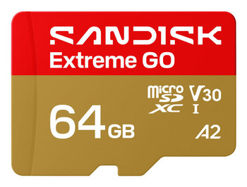 Sandisk SDSQXGN-064G-GN6MN Extreme Go 64 Gb Microsdxc SDSQXGN-064G-GN6MN