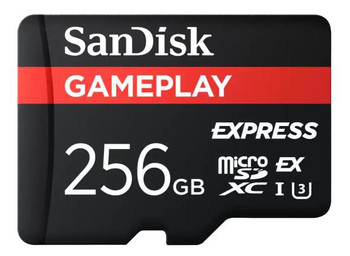 Sandisk SDSQXFN-256G-GN6GN Gameplay Express Microsd SDSQXFN-256G-GN6GN