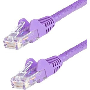 Startech 2M Cat6 Ethernet Cable Purple Snagless Gigabit 100W Poe Utp 250Mhz Cate N6PATC2MPL