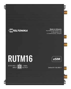 Teltonika Networks RUTM16000000 RUTM16 Global. EU PSU 4G RUTM16000000