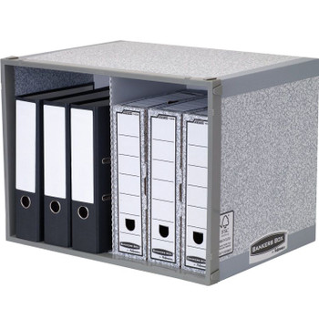 Bankers Box System Stax File Store - Grey Pack of 5 1850