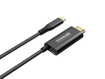 Vivolink PROUSBCHDMIMM2-CHARGE USB-C to HDMI Cable with 100W PROUSBCHDMIMM2-CHARGE