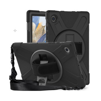 MAXCases Shield Case for Samsung Galaxy Tab A11 PLUS 2025 w/ Hand strap shoulder SS-SC-A11P-25-BLK