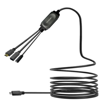 Vivolink PROUSBCHDMIUSB3-7.5 USB-C HUB Cable with USB3.0 & PROUSBCHDMIUSB3-7.5